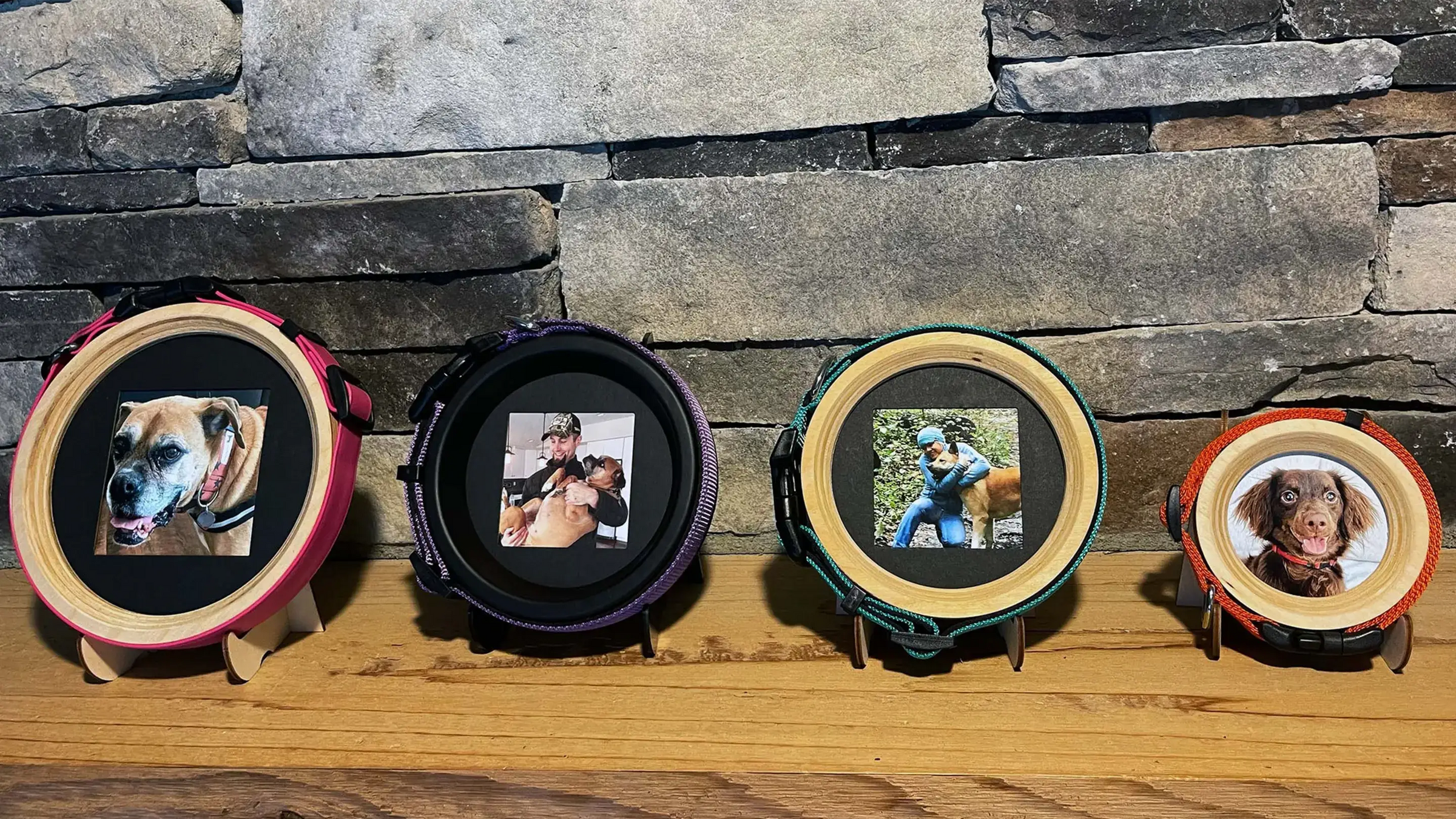 Whisker&Fang - Pet Memorial Picture Frame and Collar Display.