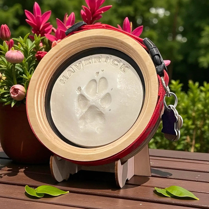 Paw Print & Collar Memorial Frame Kit