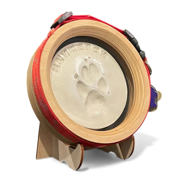 Paw Print & Collar Memorial Frame Kit